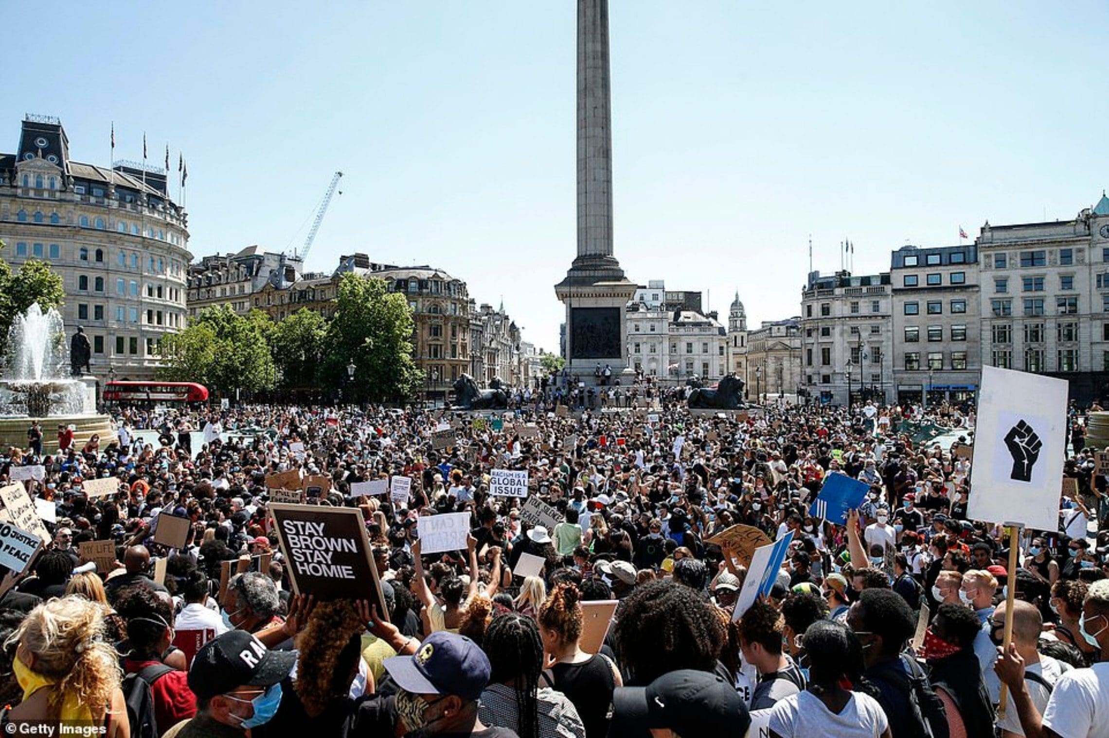 Black Lives Matter London protest
