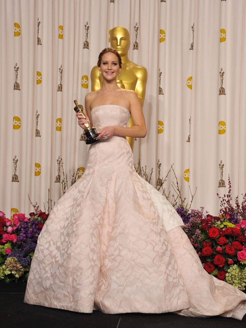 Jennifer Lawrence in Dior