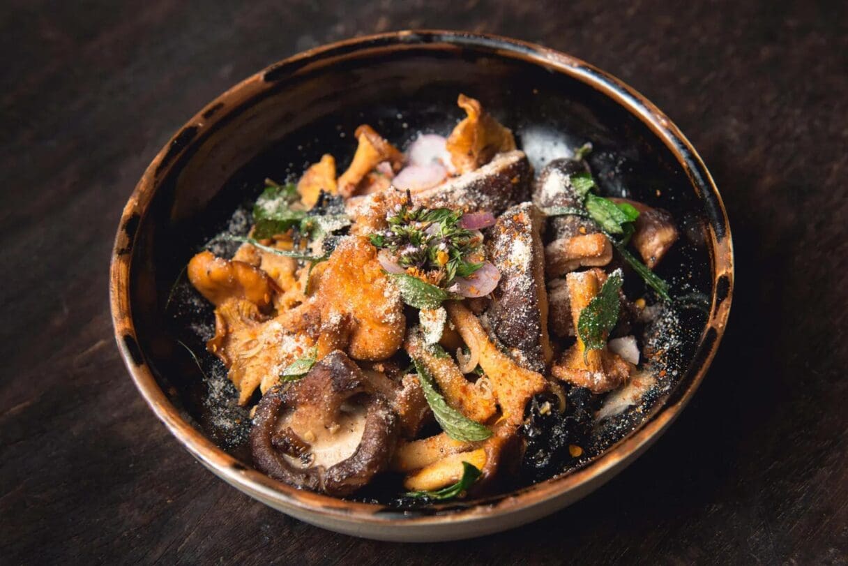 kiln mushroom isaan salad