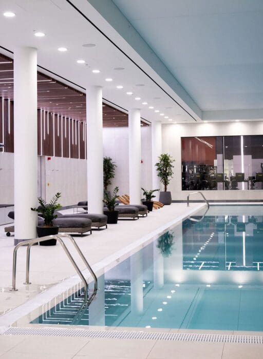 Coppermaker Square pool