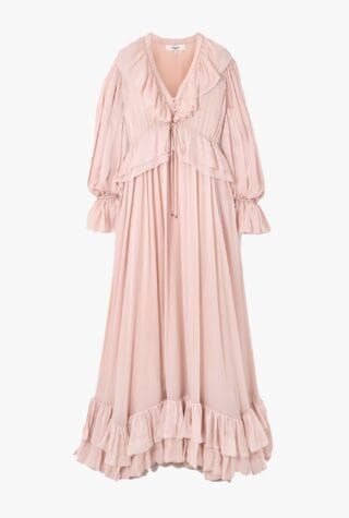 Chloé Ruffled silk-chiffon gown