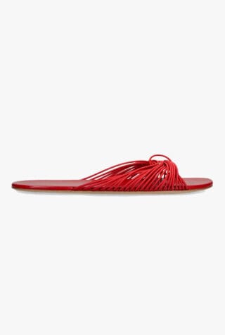 The Row Sara leather slides