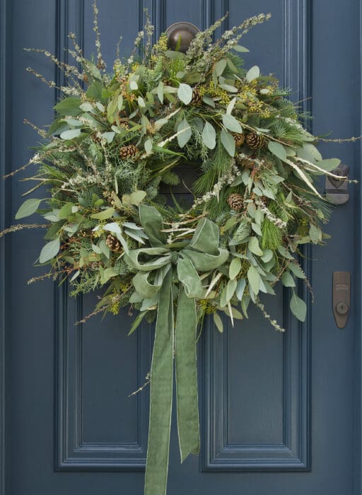 Christmas wreath masterclass with Lavender Green Flowers